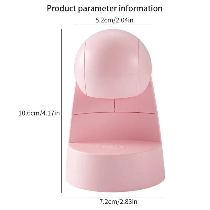 Usb Nail Lamp Rotatable Mini Durable High Quality Beauty Tools Nail Phototherapy Lamp Uv Rays Easy To Carry Dual Light Source