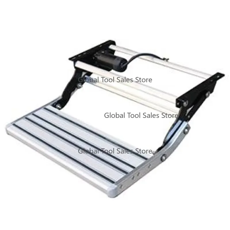 RV Motorhome Caravan Aluminum Alloy Electric Single Layer Folding Step