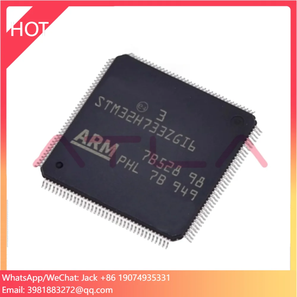 

STM32H733ZGI6 BGA-144 Hardware TrustZone Secure Boot EV Battery Management 1.4V SMPS Buck Converter 37-Ch DMA Bonded