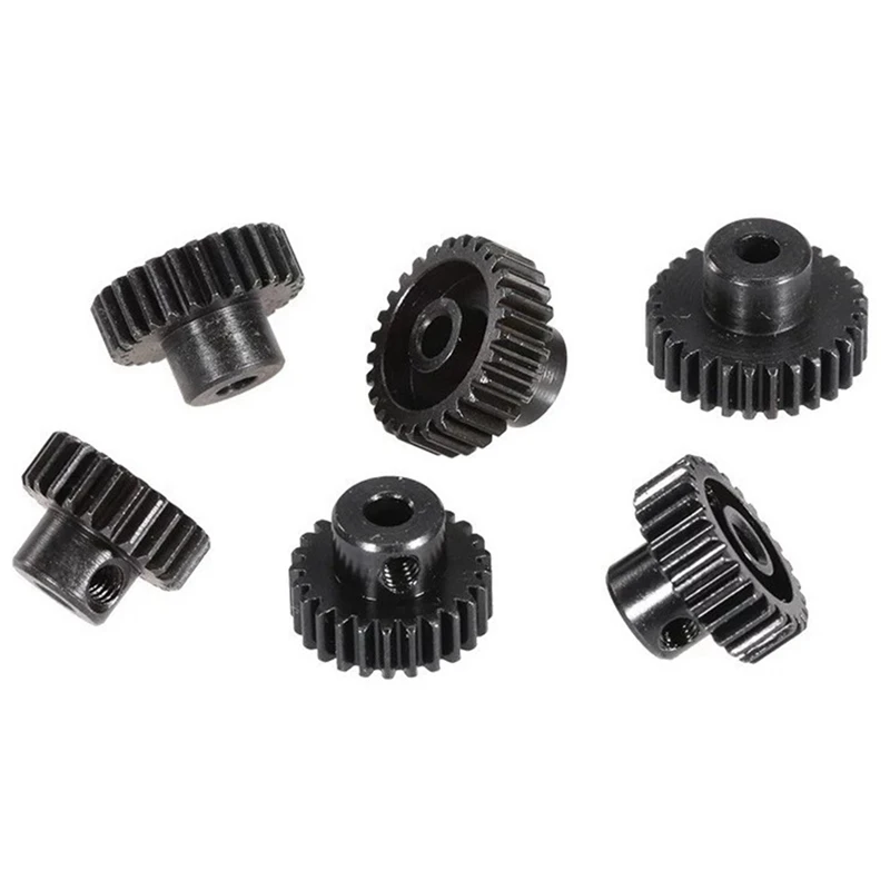 Motor Teeth 24T,25T,26T,27T,28T,29T Motor Shaft Bore Diameter 3.175Mm For 1/10 Series Remote Control Cars M0.53 Accessories