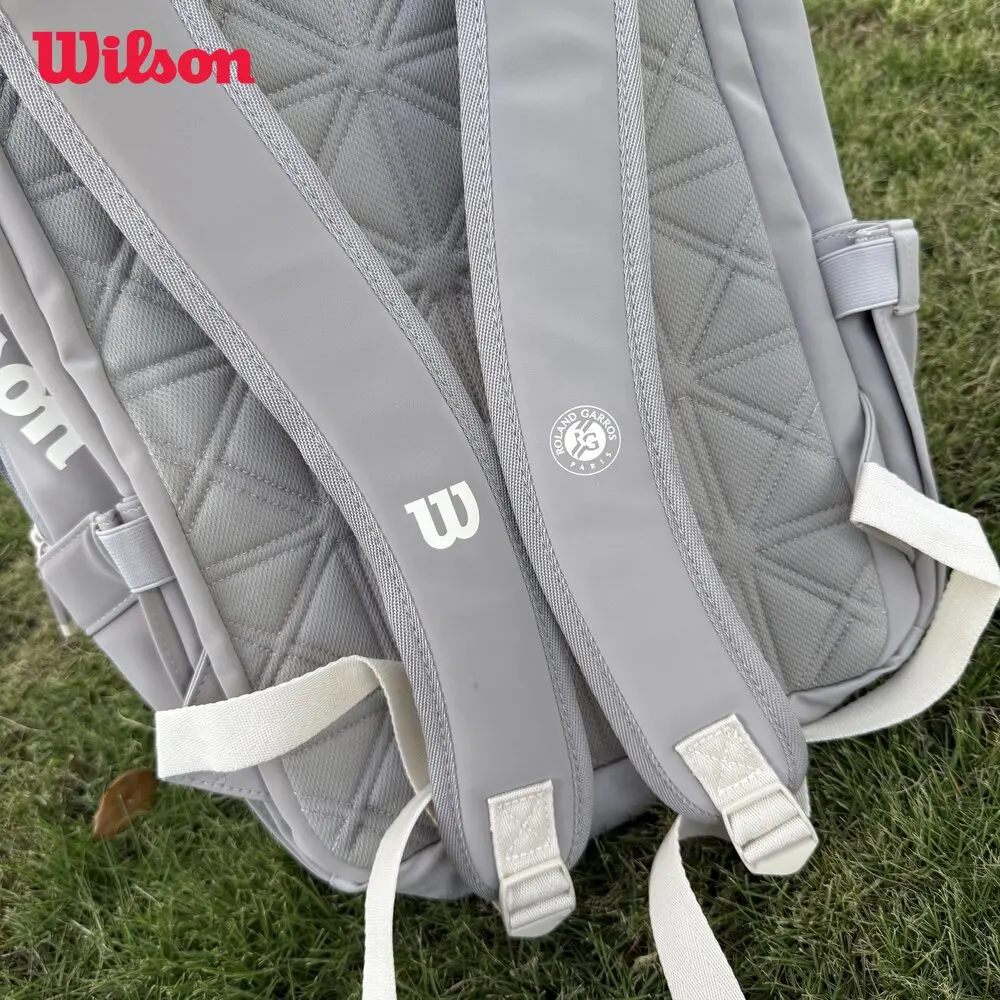 Wilson Tennis Backpack French Open Joint Multi-Functional Large Capacity Professional Shoulder Sports Backpack For Men and Women