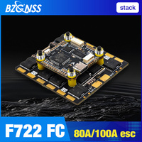 F722 Flight Controller 80A/100A 4in1 BLh  ESC Stack 3-8S Lipo FC ICM42688 GYR For RC 13inch 15inch FPV Racing Freestyle Drone