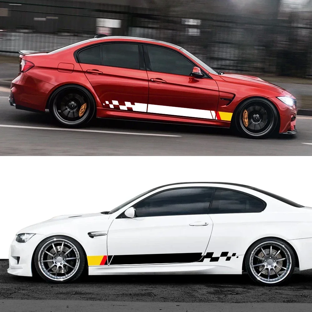 Car Side Door Stickers Vinyl Decals Graphics Auto Accessories For BMW 3 Series E46 E90 F30 E30 E36 M3 E92 F31 G20 E93 F34 G28