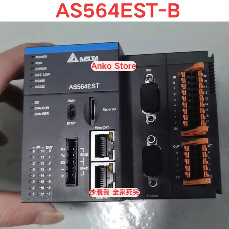 Second-hand test OK ，AS564EST-B PLC motion controller