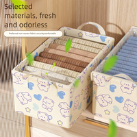 Balloon Bear Clothes Storage Box Foldable Large Capacity Clothing Storage Organizer Moisture-proof Steel Frame