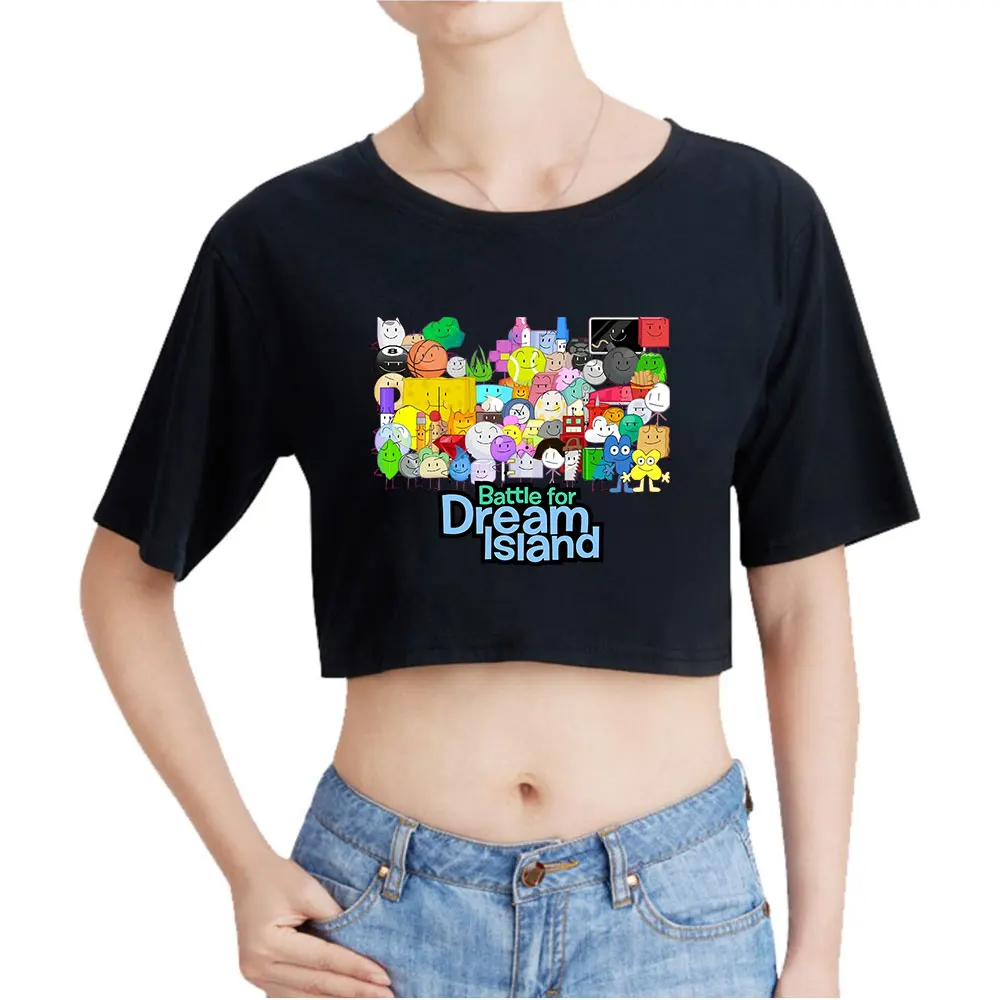 Jacknjellify BFDI Battle For Dream Island Tee Merch T-Shirts Cosplay Women Men Fashion Short Sleeve Clothing Elegant Outwear