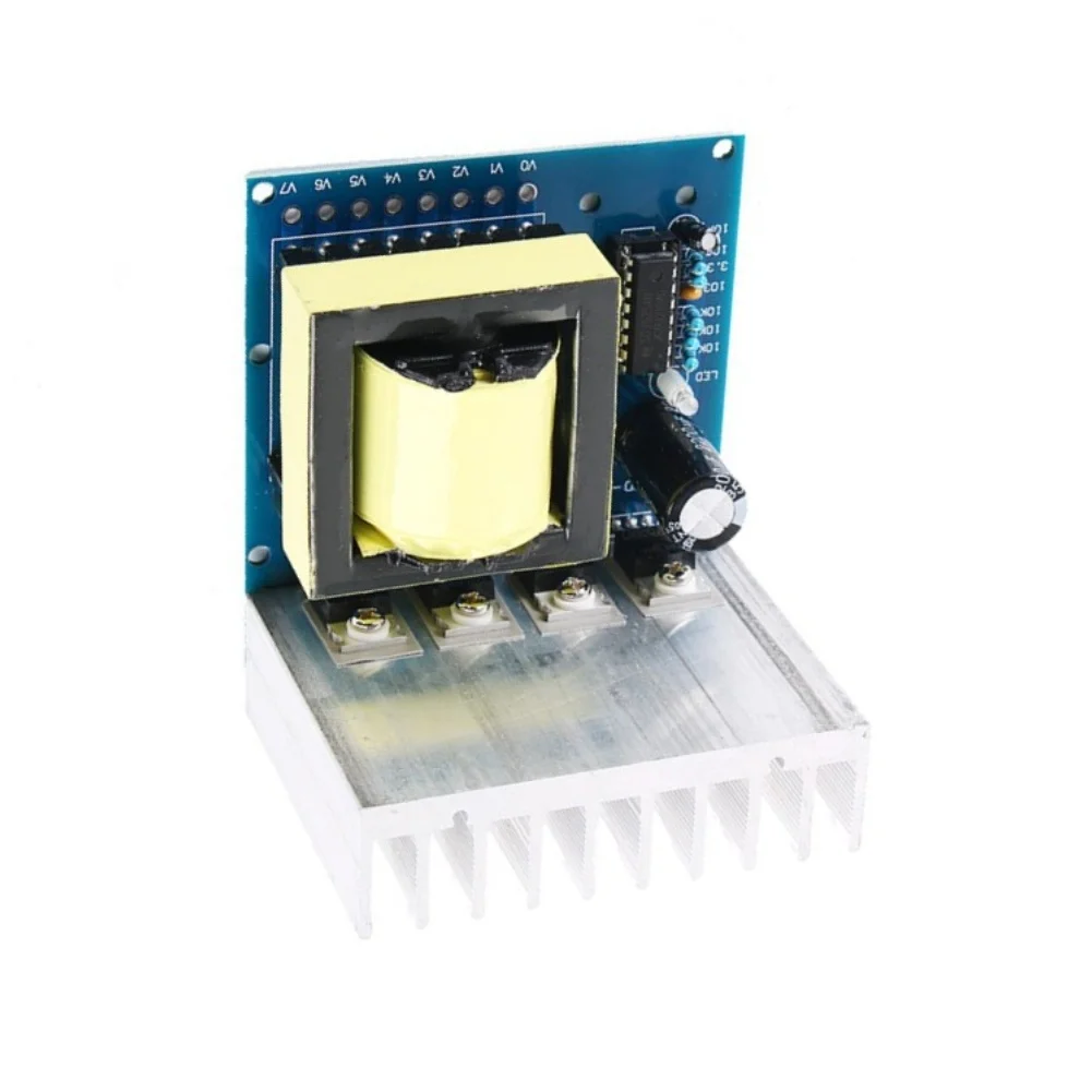 1pc High-Power DC-AC Boost Inverter Module 12V To AC 18V/220V/380V Square  500W Inverter Module For Outdoor Activities Night