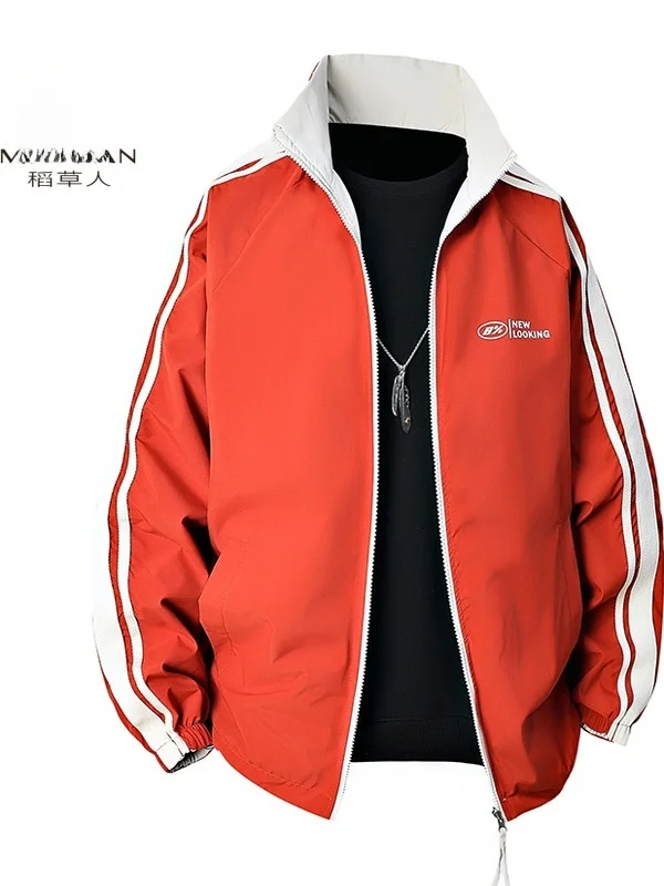 

Двусторонняя одежда, мужская куртка, повседневное свободное пальто с воротником-стойкой Spor Sle, осеннее новое модное брендовое мексиканское пальто St Man