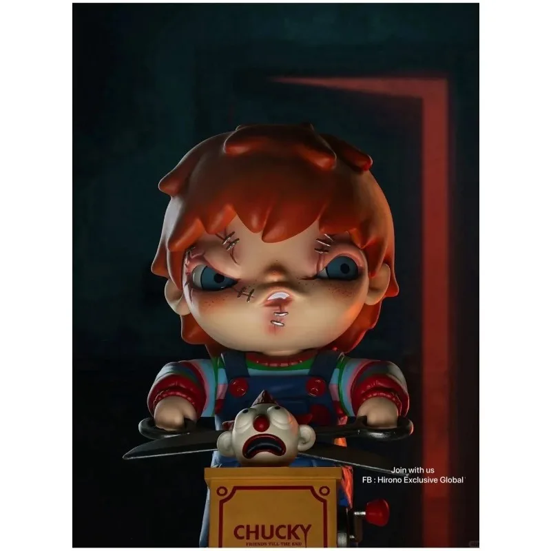 

Фигурка POP MART Hirono X Chucky, мебельная фигурка, подвижная периферия, подарки-сюрпризы, игрушки для девочек Popmart
