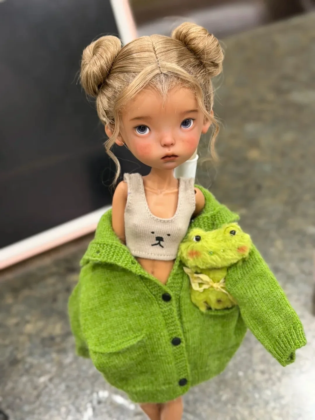 Landou Nude Dolls 1/6 Bjd Doll Sweet Young Girl Melancholy Style Sad Girl High Quality Ball Jointed Dolls Free shipping