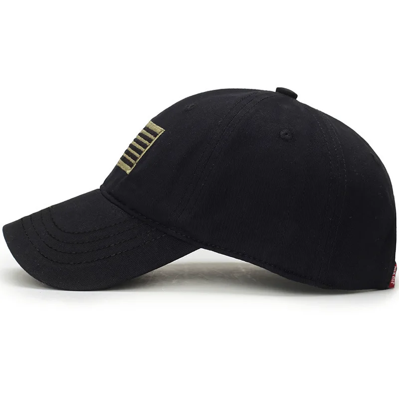 Shonemes Embroidery Flag Basetball Cap Sports USA Snapback Caps Outdoor Adjustable Hat Camo Black Green for Men Women