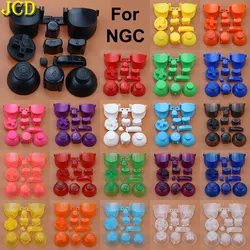 JCD For Gamecube Full Set 3D Thumbsticks Caps D Pads Power ON OFF Key L R ABXY Z Buttons For NGC Controller