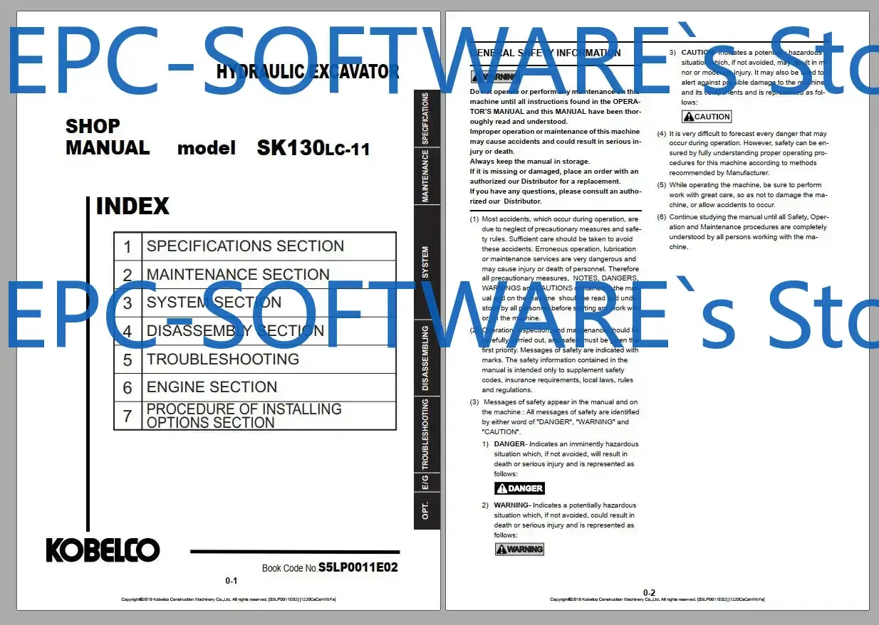 

Kobelco 17,57 ГБ PDF Обновленное руководство по магазине экскаваторов 2021.