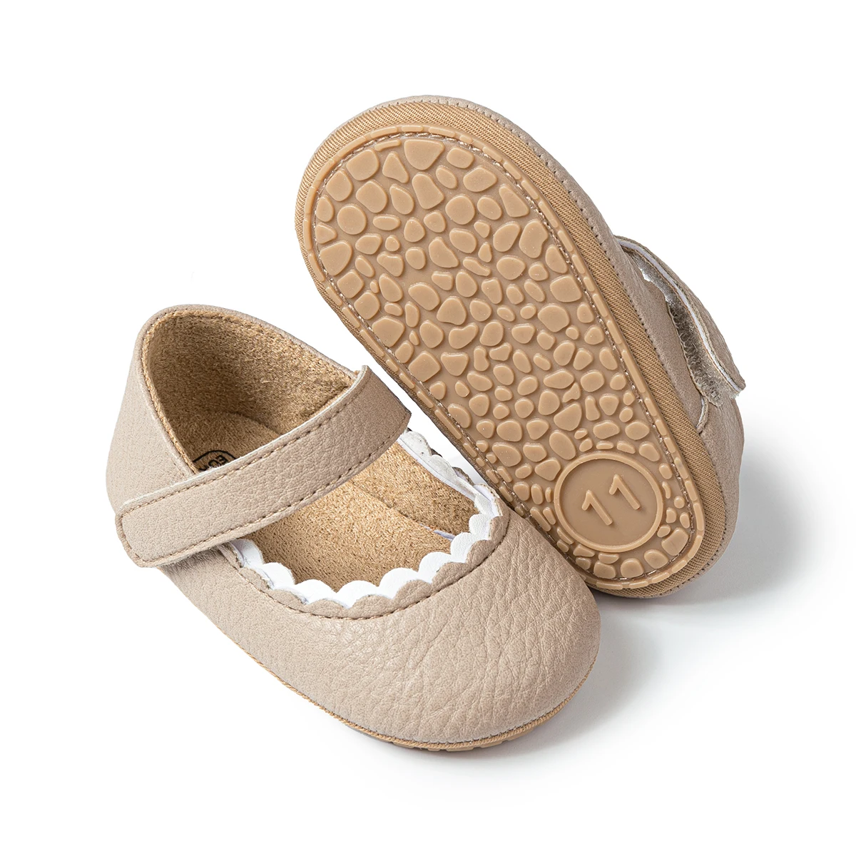 KIDSUN – chaussures de princesse multicolores pour bébés filles de 0 à 18 mois, chaussures de berceau antidérapantes à semelles souples, premiers pas