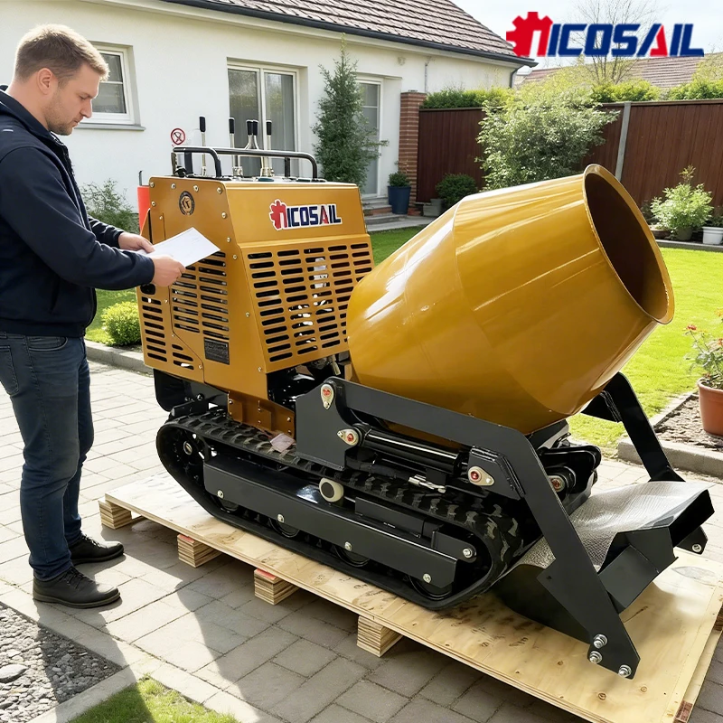 

Мини-самосвал 750 кг, дизельный, Euro 5, с сертификатом CE, 4WD, гидравлический самосвал для строительных площадок, ЕС