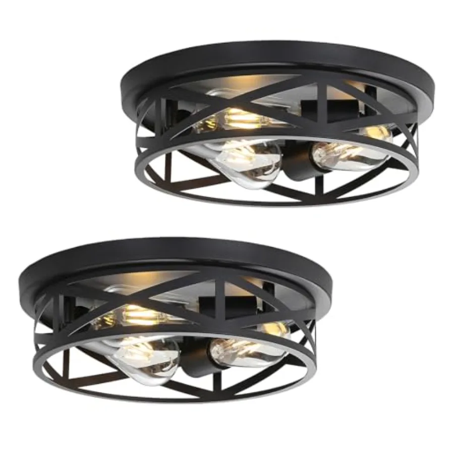 

3 inch Flush Mount Ceiling Light Fixtures3-Light Industrial Farmhouse Ceiling Light Fixture Light Fixture Ceiling Mount for Kit