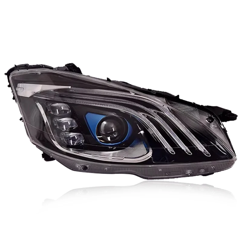 SXLL W221 faro 2006-2012 S300 S400 faro diodo emisor de luz DRL estilo de señal lente de proyector faro de modelado de coche