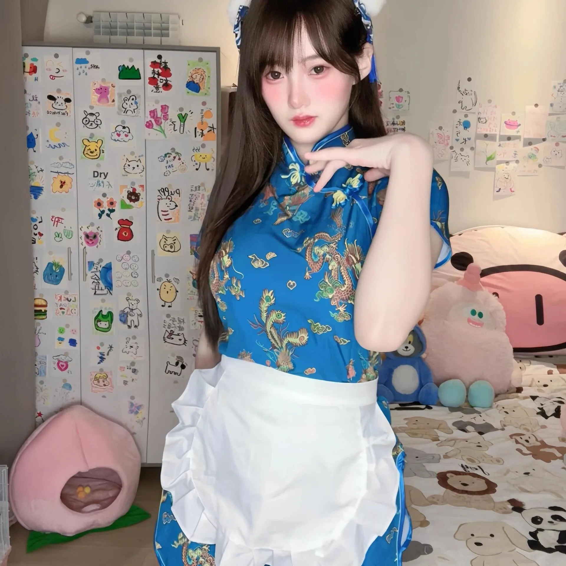 새로운 중국 스타일 슬레 드로윈 시사스 코스프레 옴 오르트 스베 메이드 옴 오르트 데일리 웨어