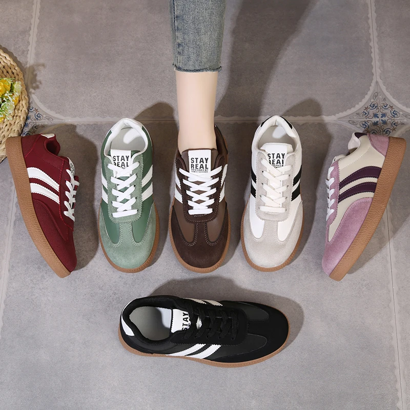 Elegante Schnür-Laufschuhe für Frühling und Herbst, Modische und Bequeme Damen-Freizeitschuhe, Bestseller, Neu