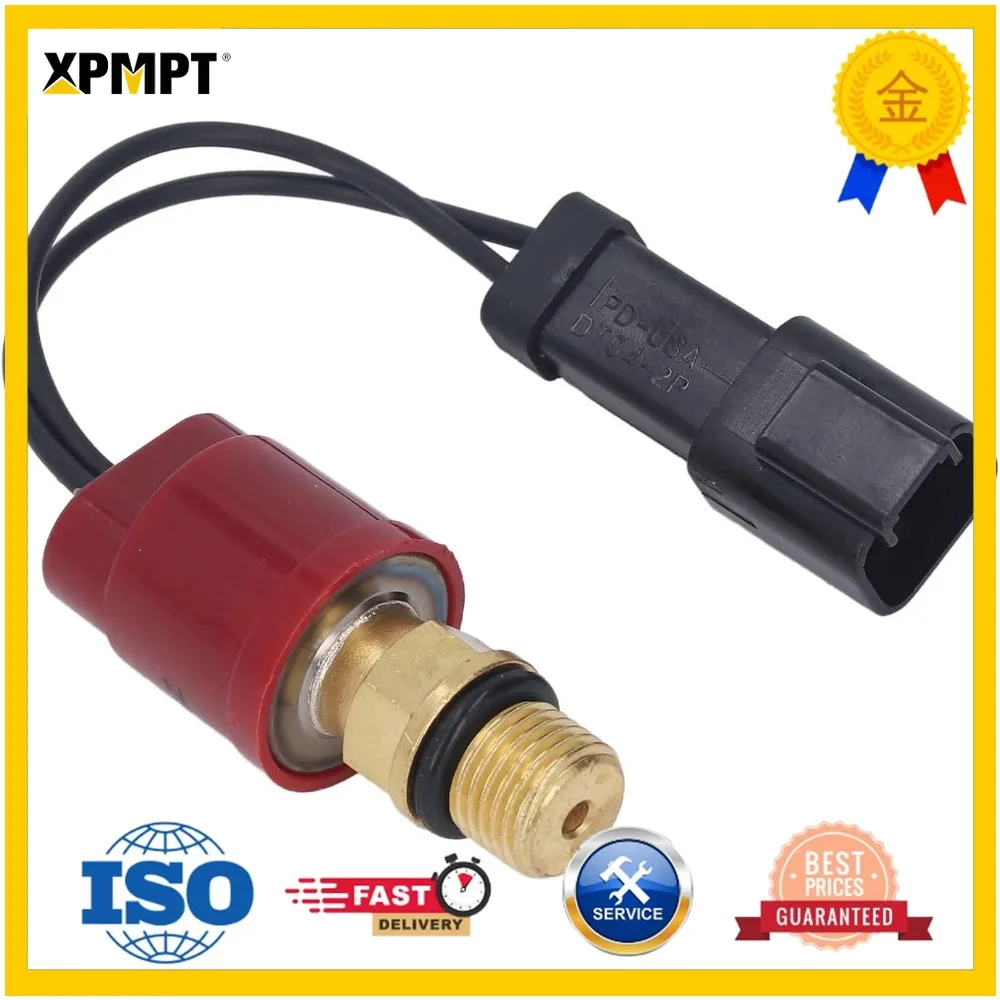 High Sensitivity Pressure Switch Sensor 2 Pin 332 J0670 Engine Oil Transducer For JCB 3CX 4CX Excavator