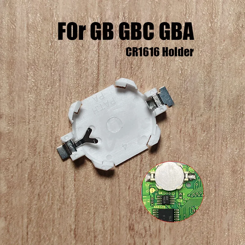 Lote de 10 Baterías de Botón CR1616 CR1620 CR1625 CR1632 para Consolas de Juegos GB GBC GBA, Repuestos para Ranuras de Batería