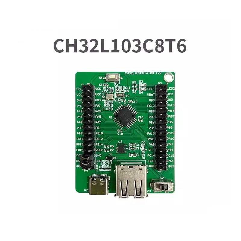 CH32L103 Development Board 32-bit PDUSB Low Power Microcontroller CH32L103C8T6 Evaluation Board Kit