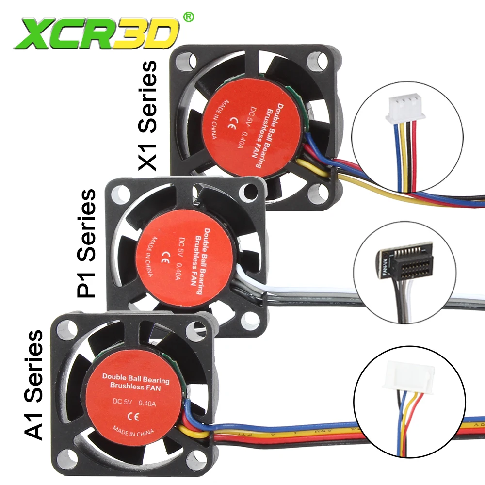 For Bambu Lab P1 Hotend Fan 2510 5V Cooling Fan Cooler Fit BambuLab hot end Cooling Fan for X1C A1/A1mini P1P/P1S Accessories