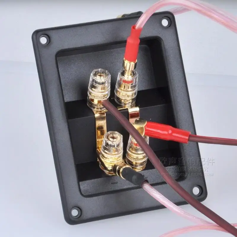 2Pcs 4mm Multifunctional Brass Speaker Amplifier Binding Posts Terminals For Banana Plugs Tool Accessories