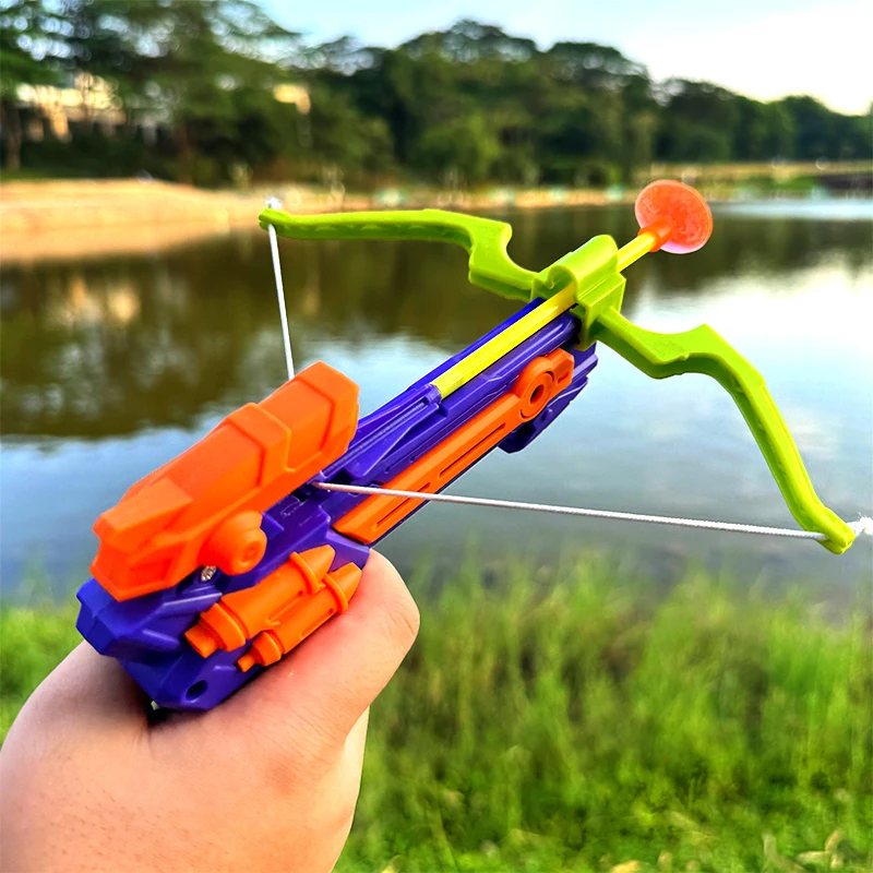 أطفال شفط كأس لعبة بندقية مجموعة القوس والسهم قاذفة لعبة متعة اطلاق النار لعب للأولاد الصغار داخلي في الهواء الطلق اللعب لعبة آمنة مسدس #3