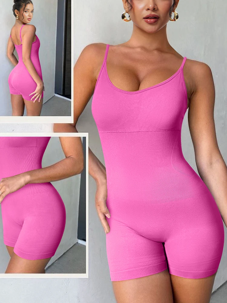 

Women's Yoga Jumpsuit Fashion Casual Fitness Sporty Playsuit Sleeveless Slim Activewear One Piece Workout Overall Sportswear