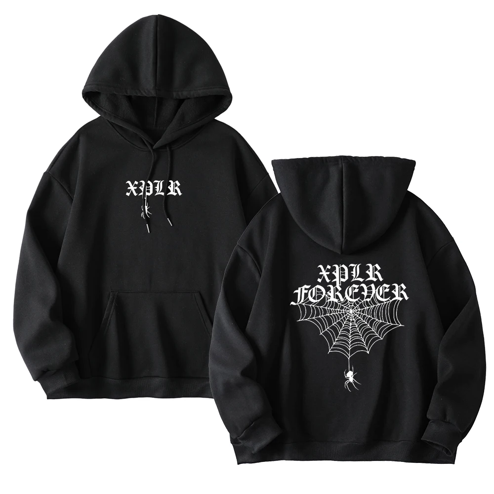 

XPLR Hell Week Spider Merch Hoodies Winter Hooded Sweet Streetwear Long Sleeve New Logo Sweatshirt Y2K