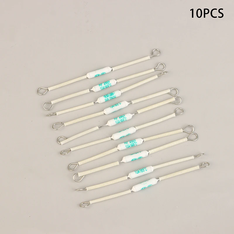 10 pièces fusible Magicom 165 degrés 10 ampères/Pius cuiseur à riz + manchon résistant à la chaleur fusible cuiseur à riz