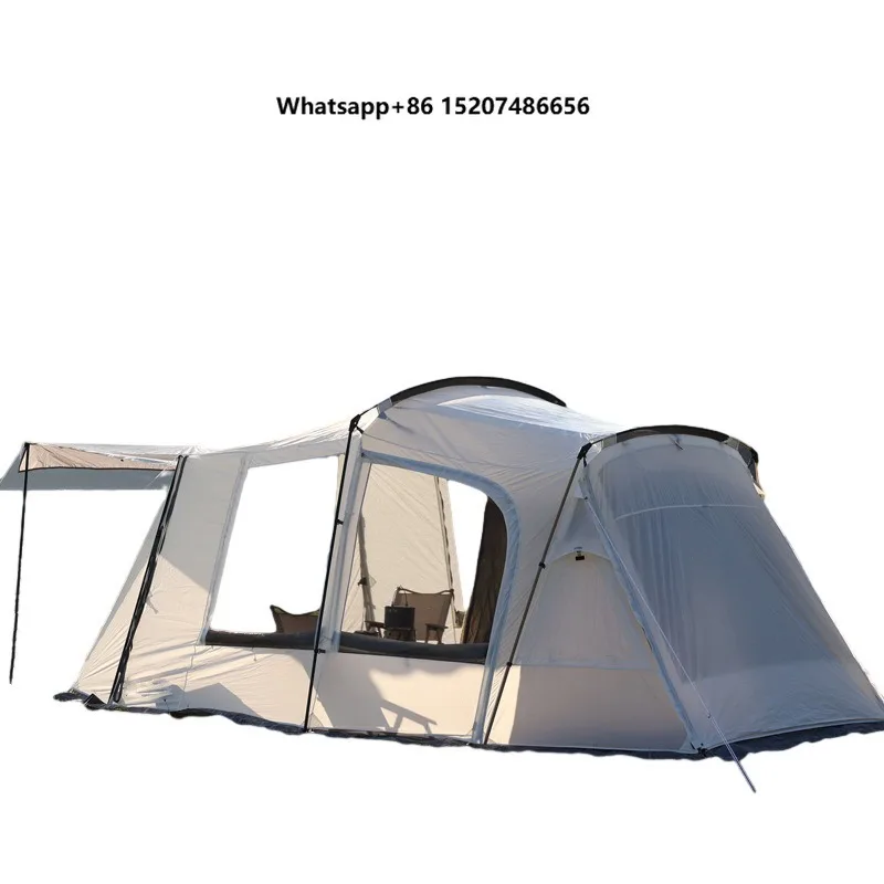 Car Tailgate Tent for 6-8 Persons Four-season Foldable Waterproof UVproof Single Fiberglass Pole 210T Polyester
