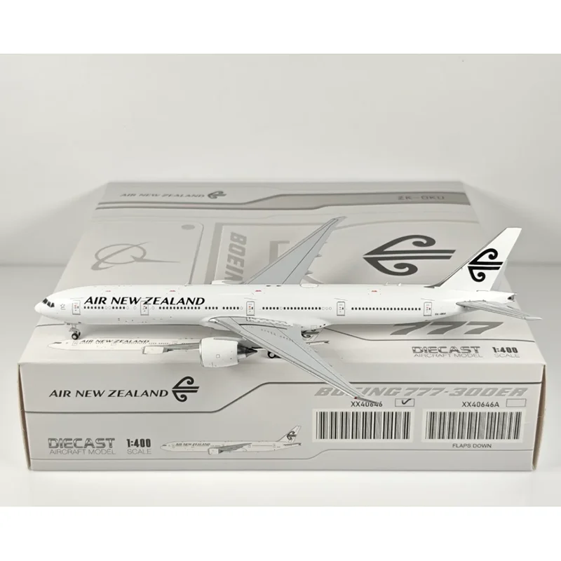 

JC Wings 1/400 Scale Air New Zealand B777-300ER ZK-OKU Alloy Aircraft Model Collection Decoration Item