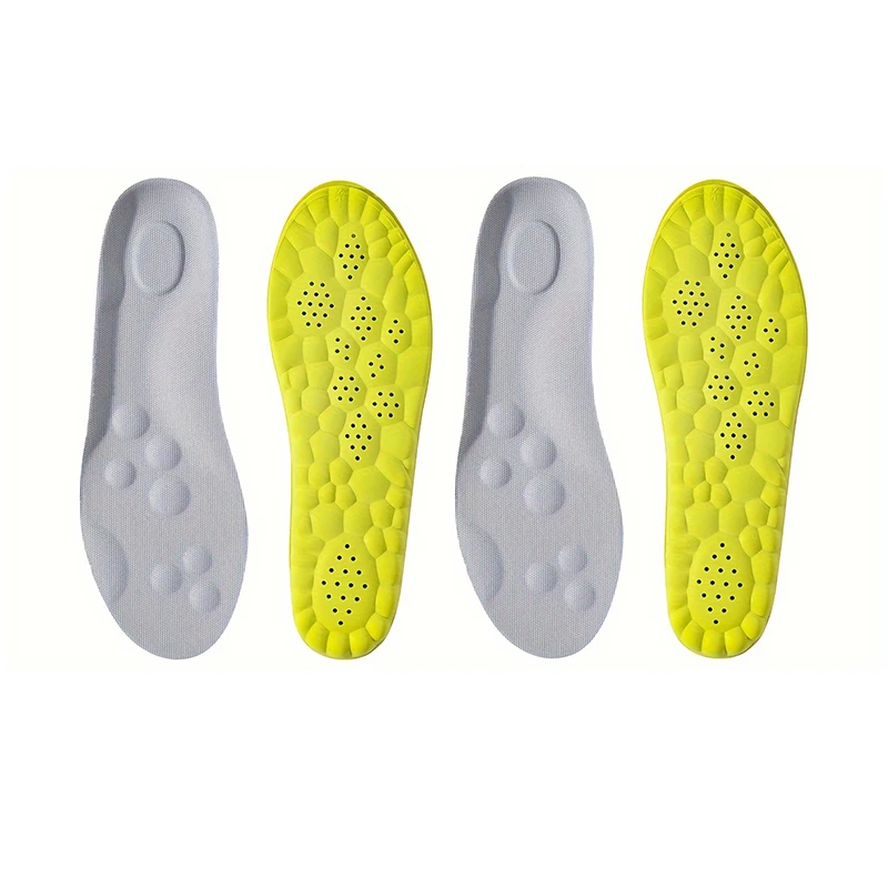1 Paar/2 Pairs/4 Pairs Hoge Elasticiteit Latex Sport Inlegzolen Zachte Schoen Pads Steunzool Orthopedische Inlegzolen ademend Deodorant Binnenzool