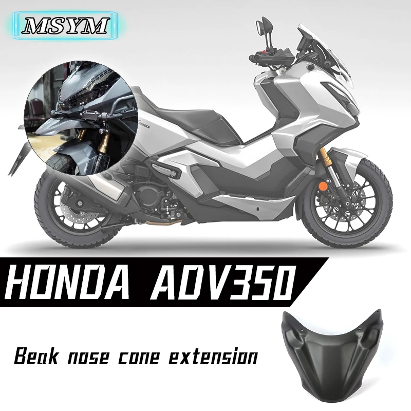 

Motorcycle Accessories Front Fender Mudguard Beak Cowl Guard Extension Wheel Cover Fairing for HONDA ADV350 ADV 350 2022-2023