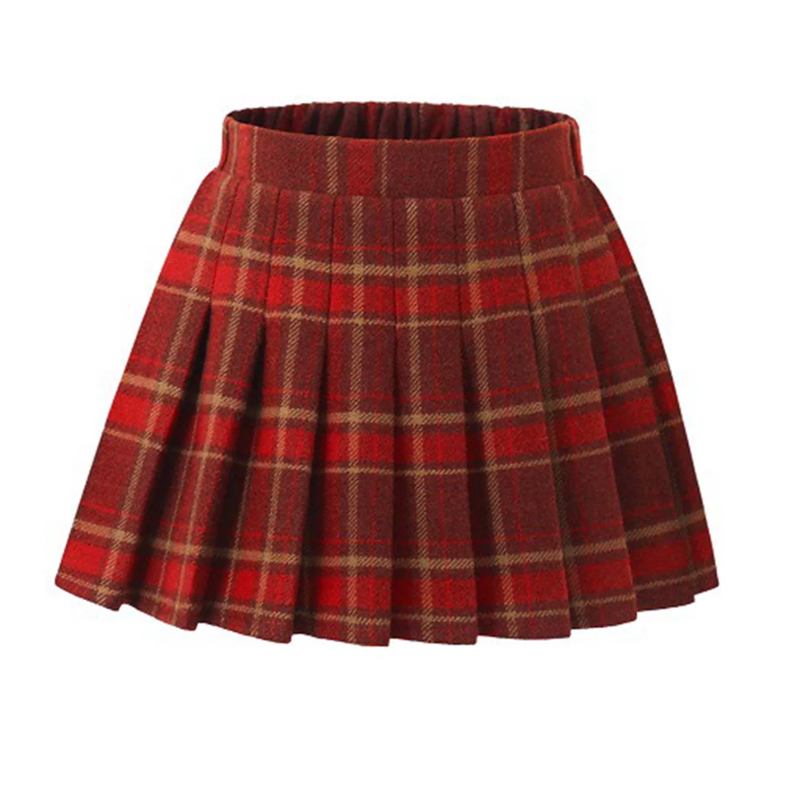 

Рождественские платья для маленьких девочек, осенне-зимнее удобное и модное клетчатое плотное полуюбка для девочек, детское платье для девочек 7