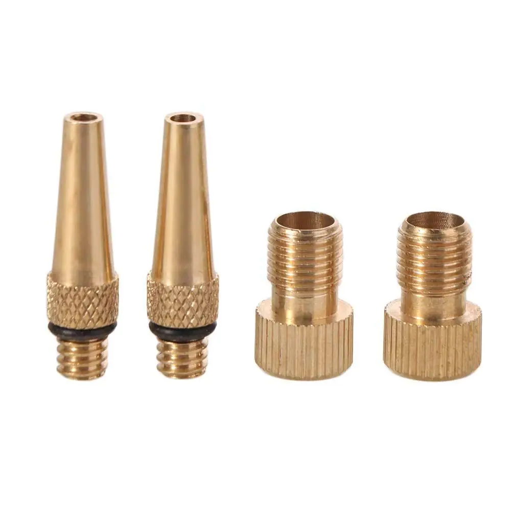 Air Nozzle Bicycle Valves Adapter Inflator Tool Pump Needle Presta Schrader Valve No Leakage SV/DV Valve Adapter Tools