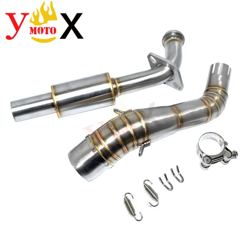 

NVX 155 Scooter Bike Slip On Header Front Link Exhaust Pipe Middle Pipes Muffler For Yamaha NVX155 NVX125 AEROX 155 2016-2018 17