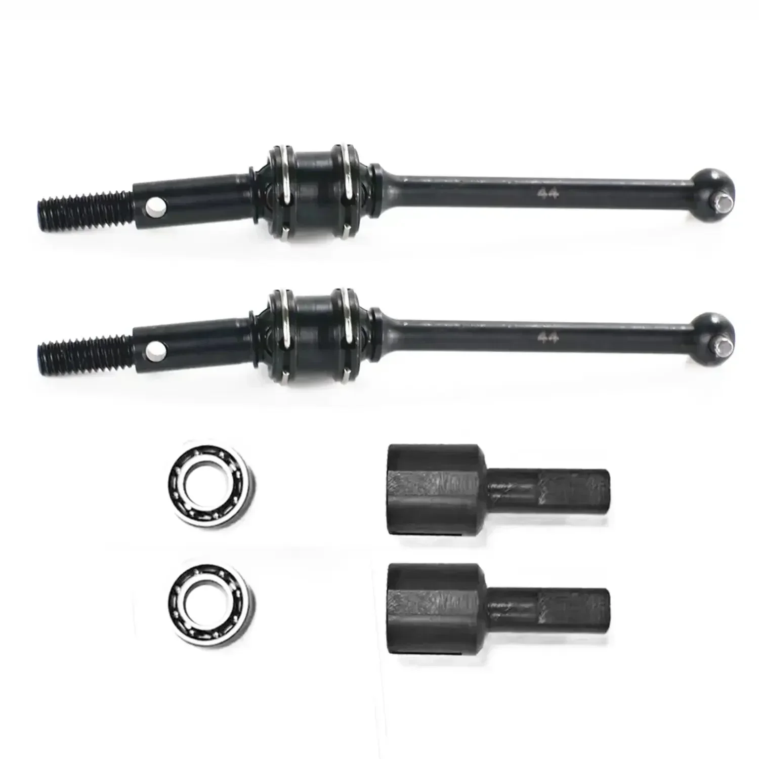 

2pcs Metal Joint Shaft Drive Shaft CVD Driveshaft 44mm for Tamiya TT02 TA05 TA06 TB05 TRF420 TRF417 RC Car Upgrade Parts