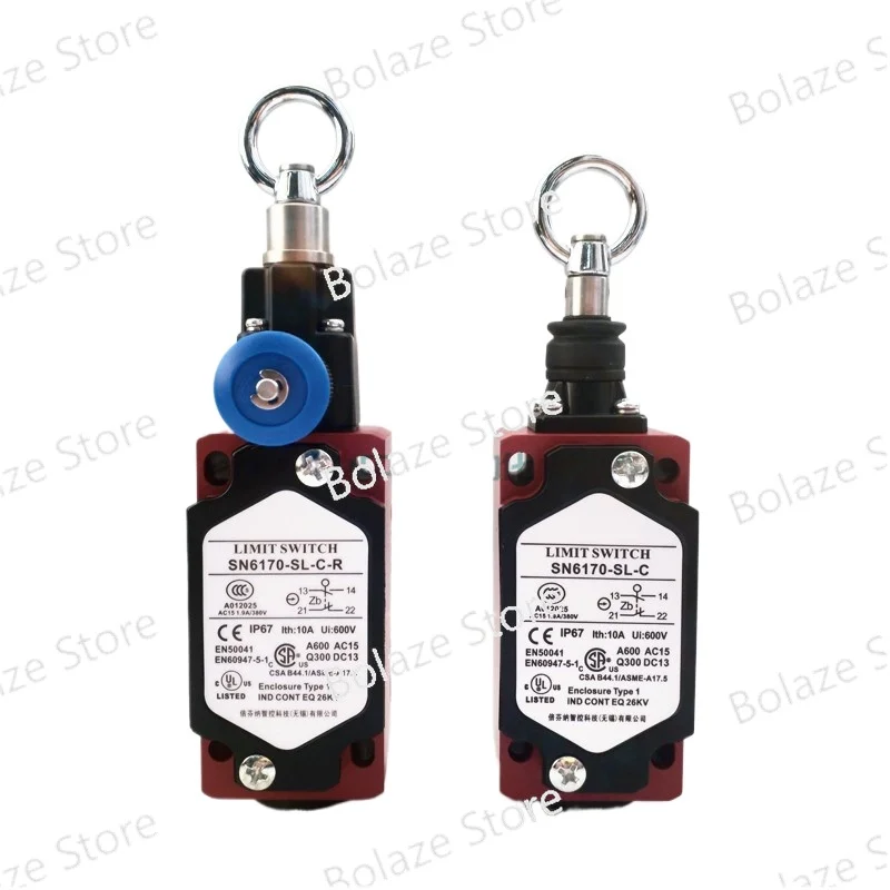 

Pull-Cord Switch Sn2170/Sn4170/SN6170-SL-C-R Safety Emergency Stop Switch Pull Line Travel Switch