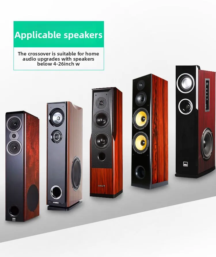 MW Audio 2 Stück 3-Wege-Lautsprecher-Frequenzweiche, Hi/Mid/Low Frequenzteiler für Lautsprechersystem – Detail 9