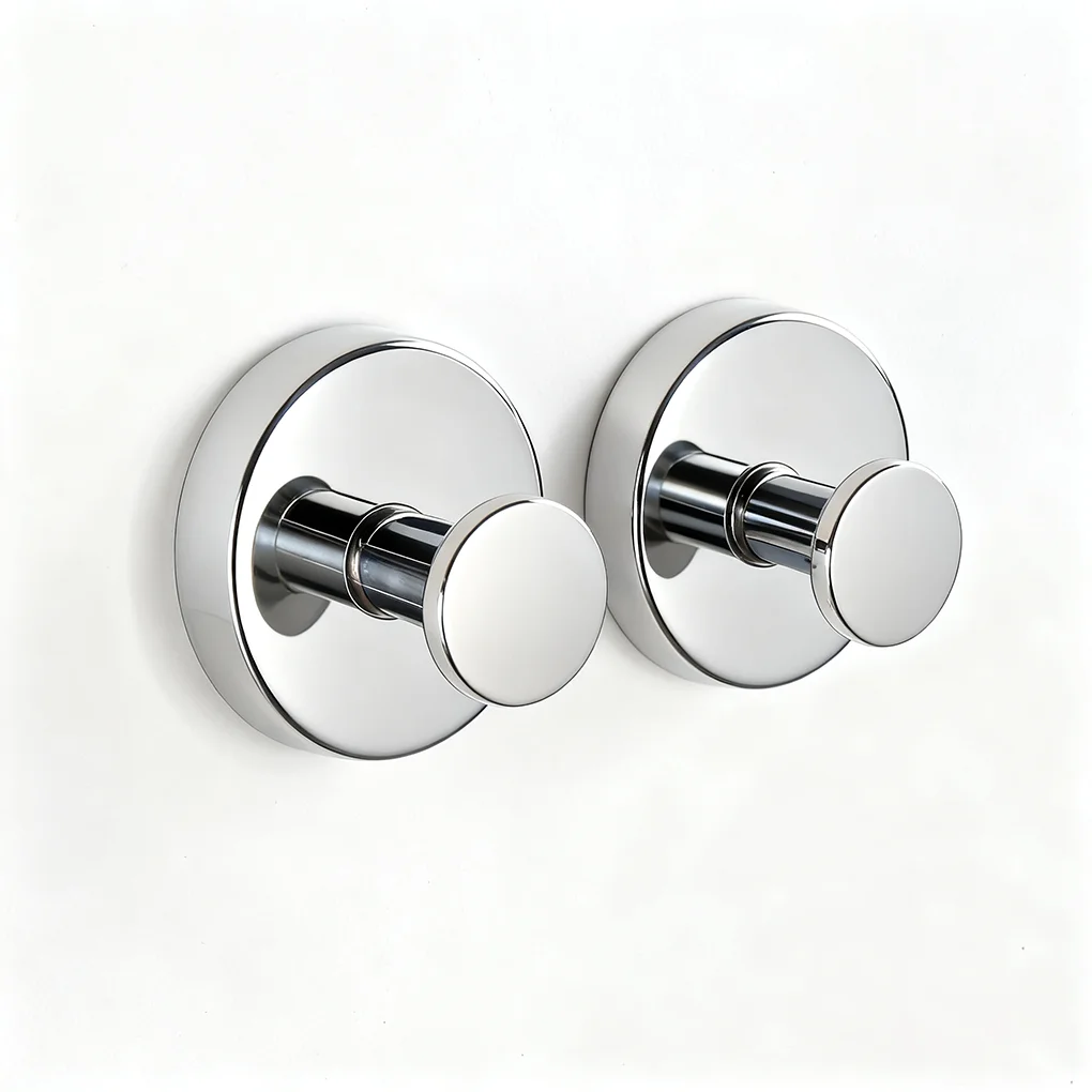 

Suction Cup Hooks for Shower No-Drill Bathroom Hooks for Robes, Loofah Mountable on Bathroom Walls, Kitchen Non-Porous Surfaces