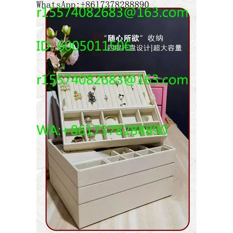 High end jewelry, safe, password, fingerprint cabinet, European style large capacity drawer style WiFi intelligent storage