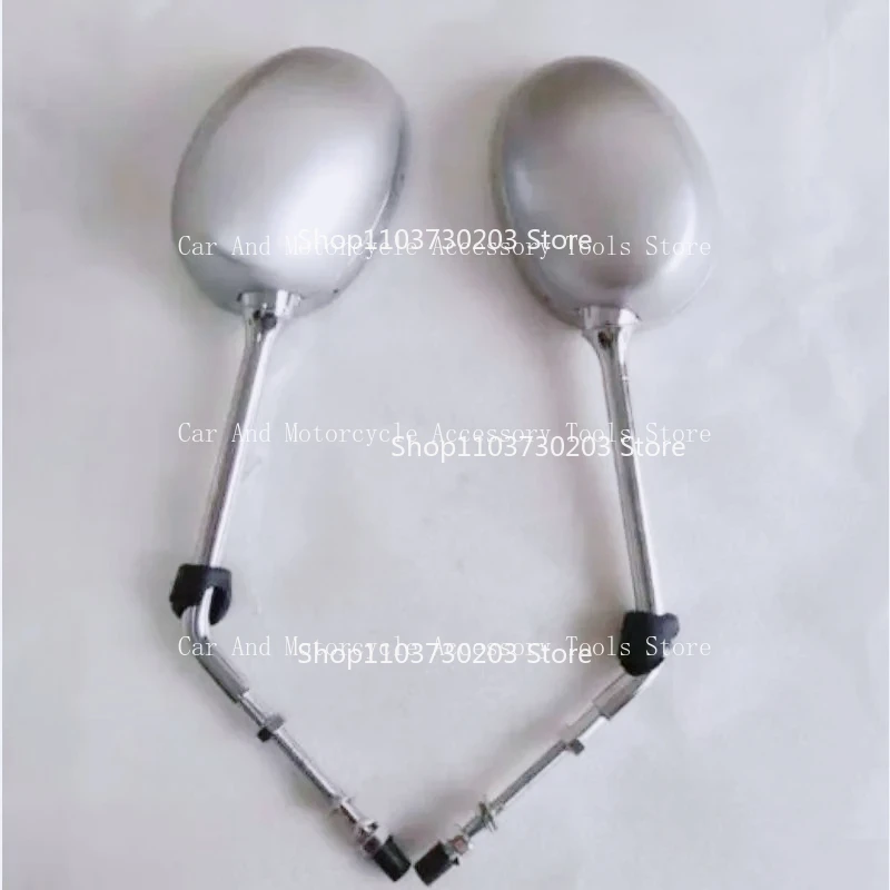 

2 шт. применяются к мотоциклетное зеркало заднего вида Peugeot Django, черно-серое