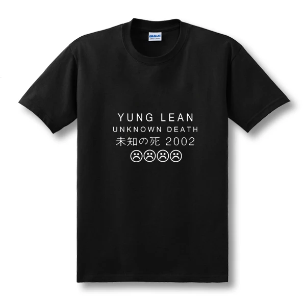 New YUNG LEAN UNKNOWN  Sad Boys Men Cotton Short Sleeve Summer T Shirts HipHop  Casual Wear Tees  Size XS-XXL