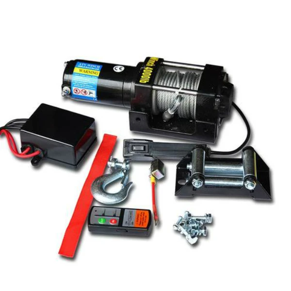 10000 Lb Electric Winch 12V ATV Truck Trailer Boat Pound 2 Ton