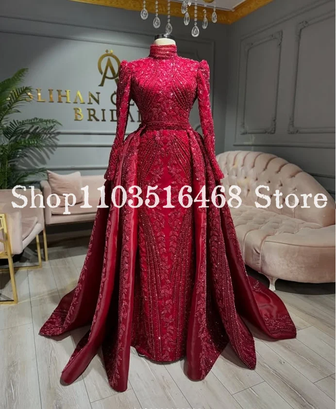 MARISOlSANCHEZ Burgunderrotes Abendkleid