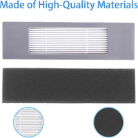 A05G-Brush Filter Mop Cloth Replacement Accessories Kit For Yeedi Vac Max Vac Hybrid Vac Station Vacuum Cleaner Robot