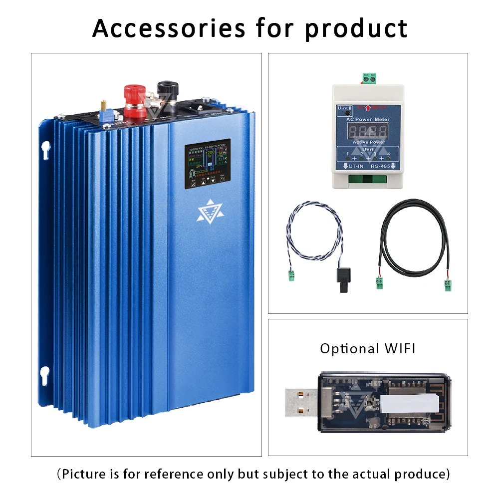 1200W  48V 60V 72V 96VDC Current Limiting Sensor Solar Type, Solar Cell Energy Storage Grid Connected Micro Inverter